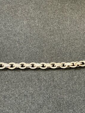 Sterling silver 8” link bracelet